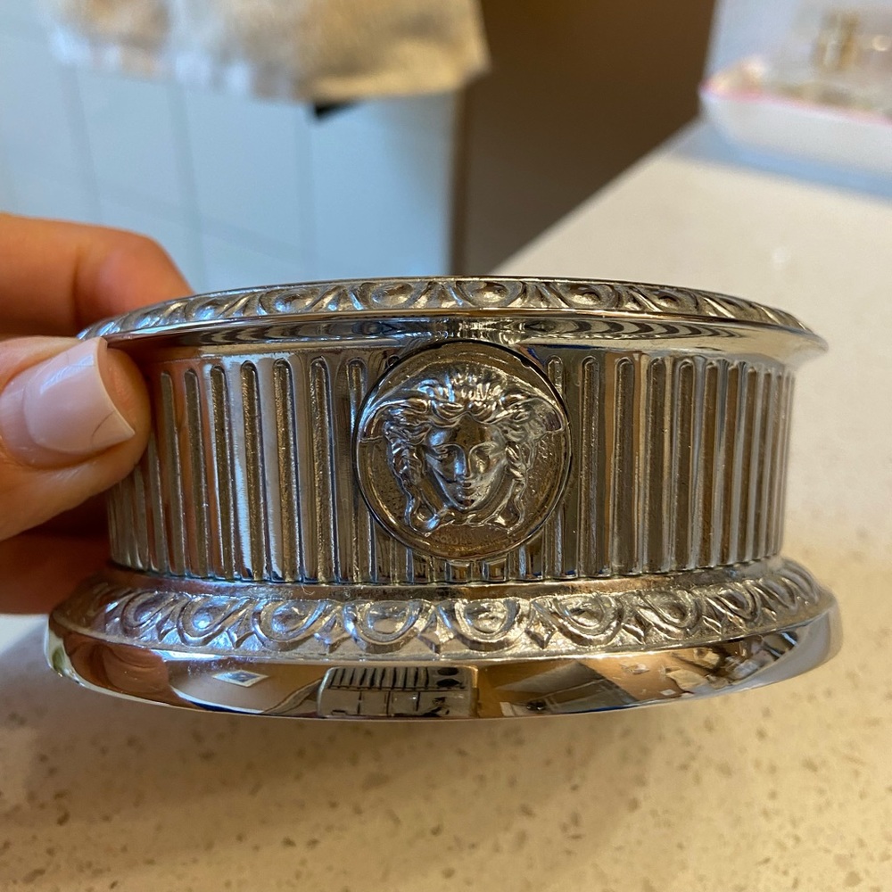 ♥️🎁Authentic Steel Versace Medusa Trinket/Multi-use Holder/Dish